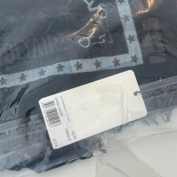 Zadig & Voltaire Delta Bandana Scarf in Black - NEW WITH TAGS - Picture 5 of 5